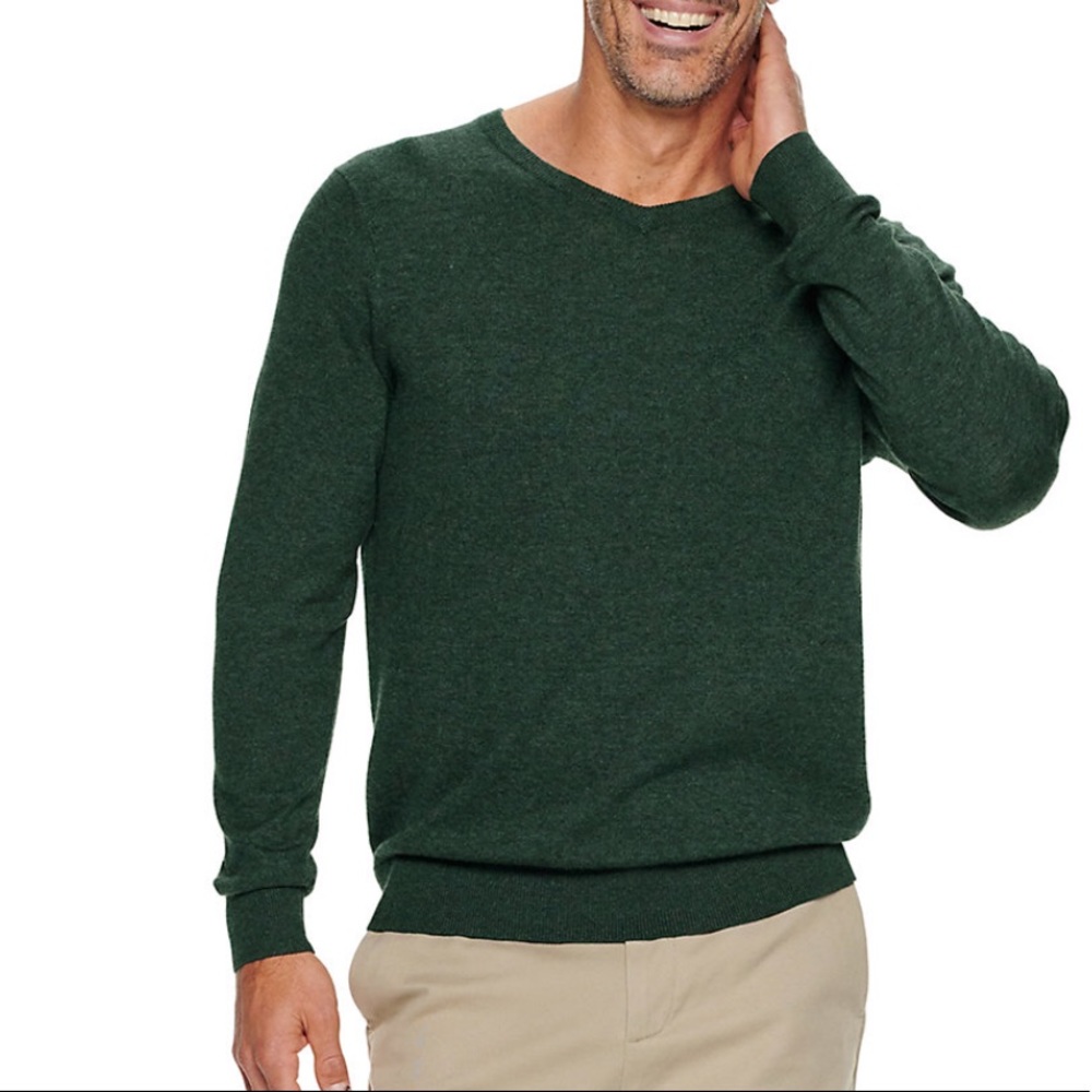 Lightweight V neck sweater